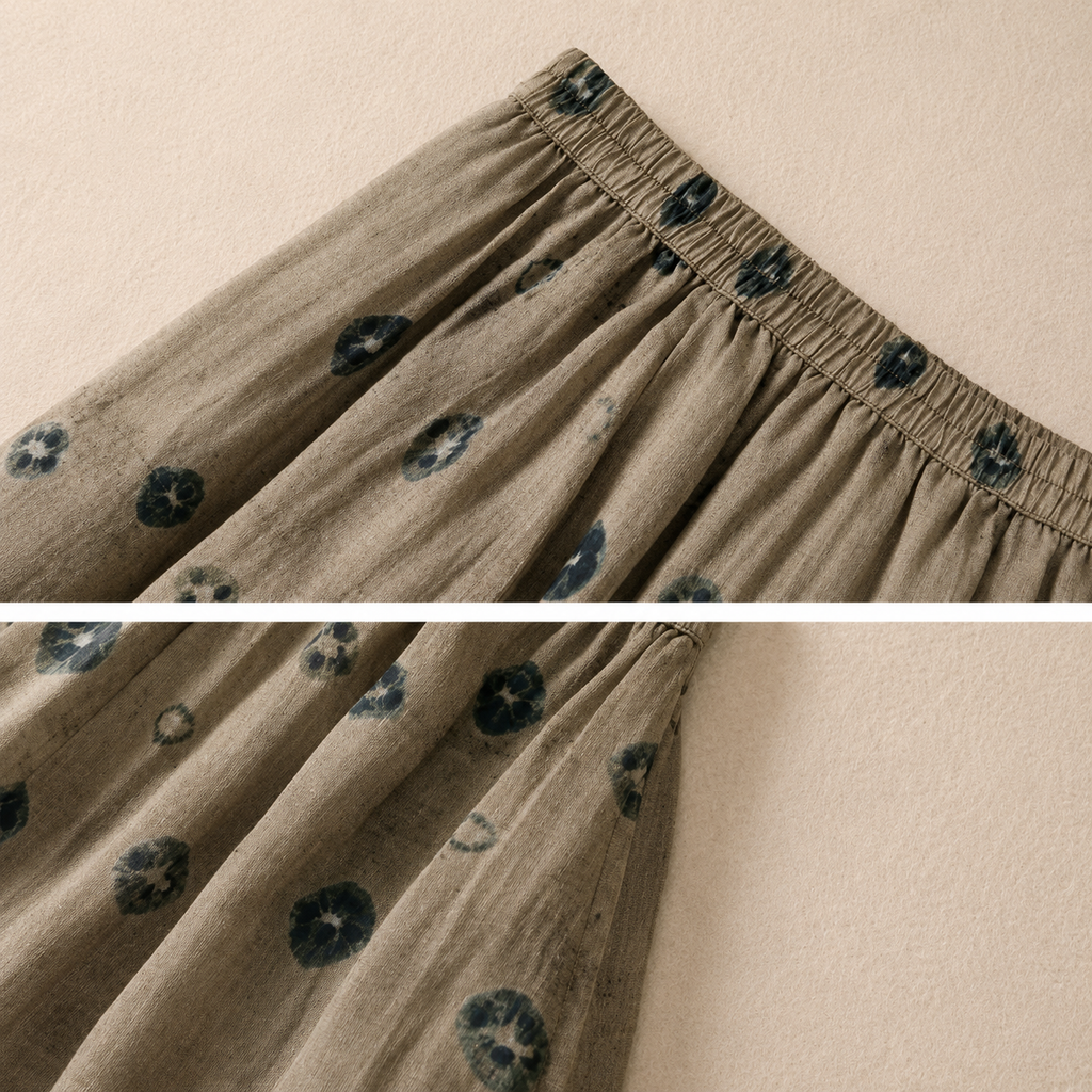 Dahlia · Jupe Maxi en Lin et Coton