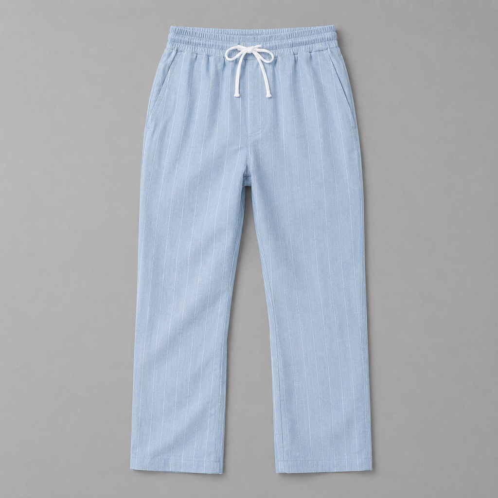 Ellis · Pantalon Lin à Rayures