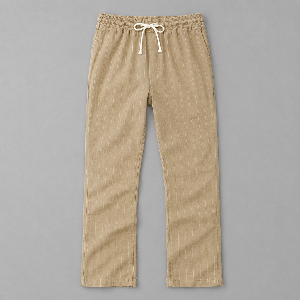 Ellis · Pantalon Lin à Rayures