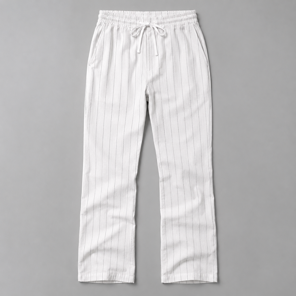Ellis · Pantalon Lin à Rayures