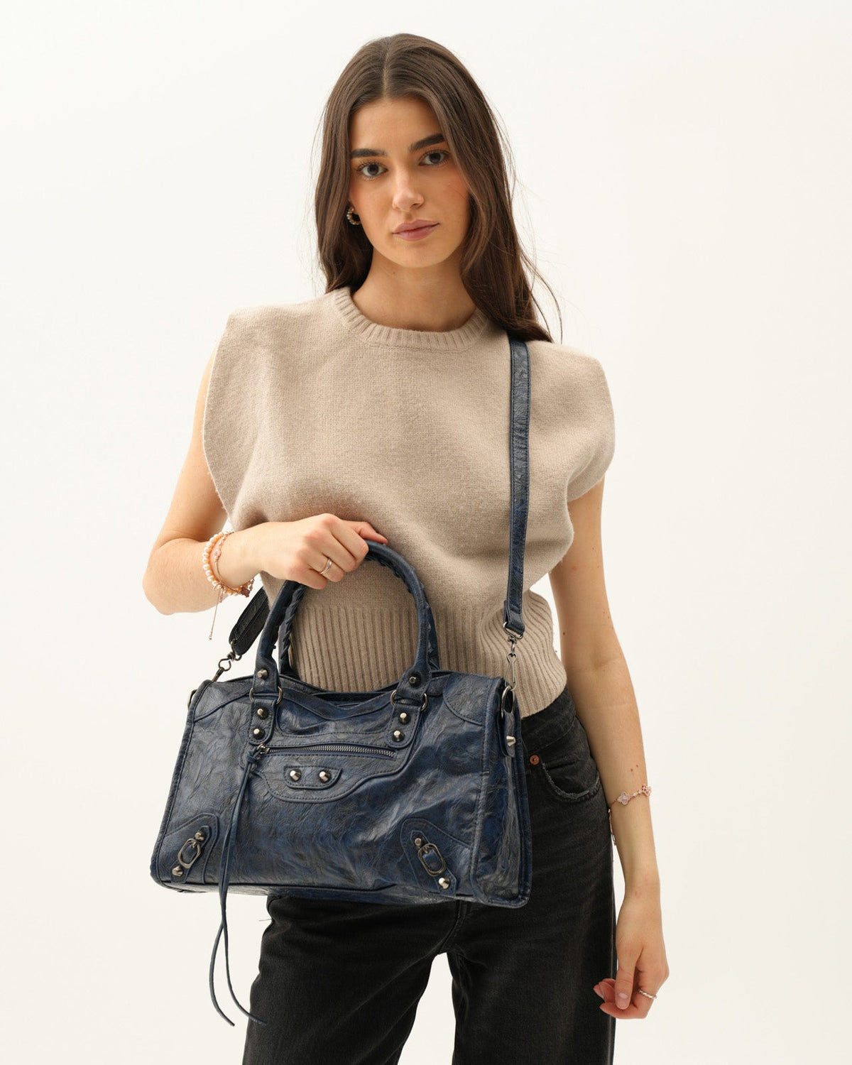 Le Cabas Como — Bleu Marine