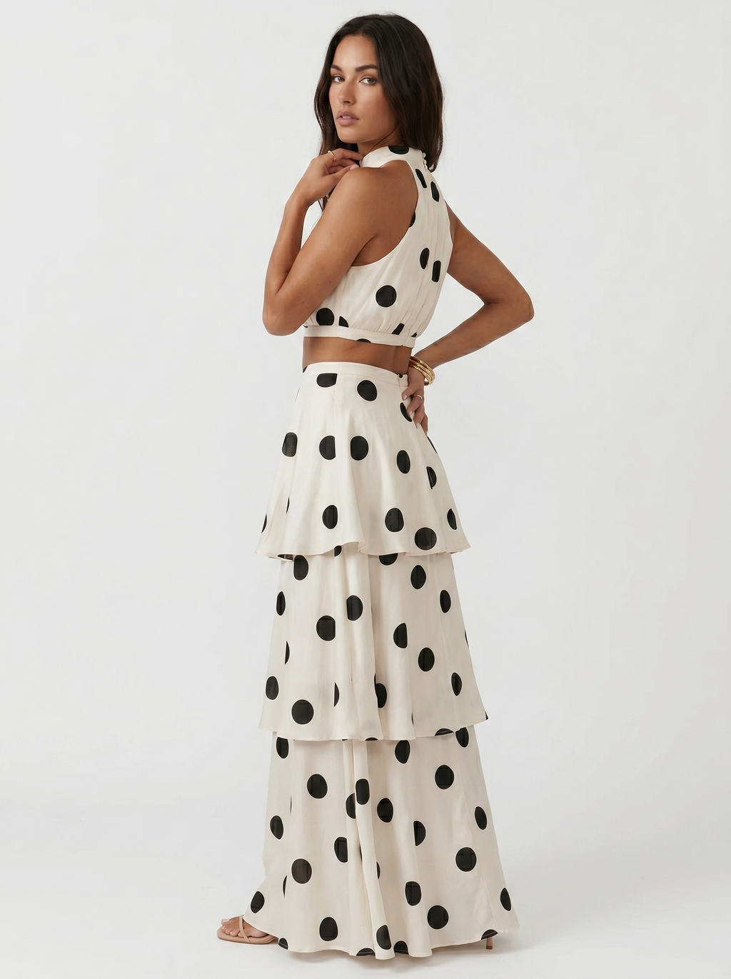 Lucía · Ensemble Top et Jupe Longue à Pois — Édition Limitée