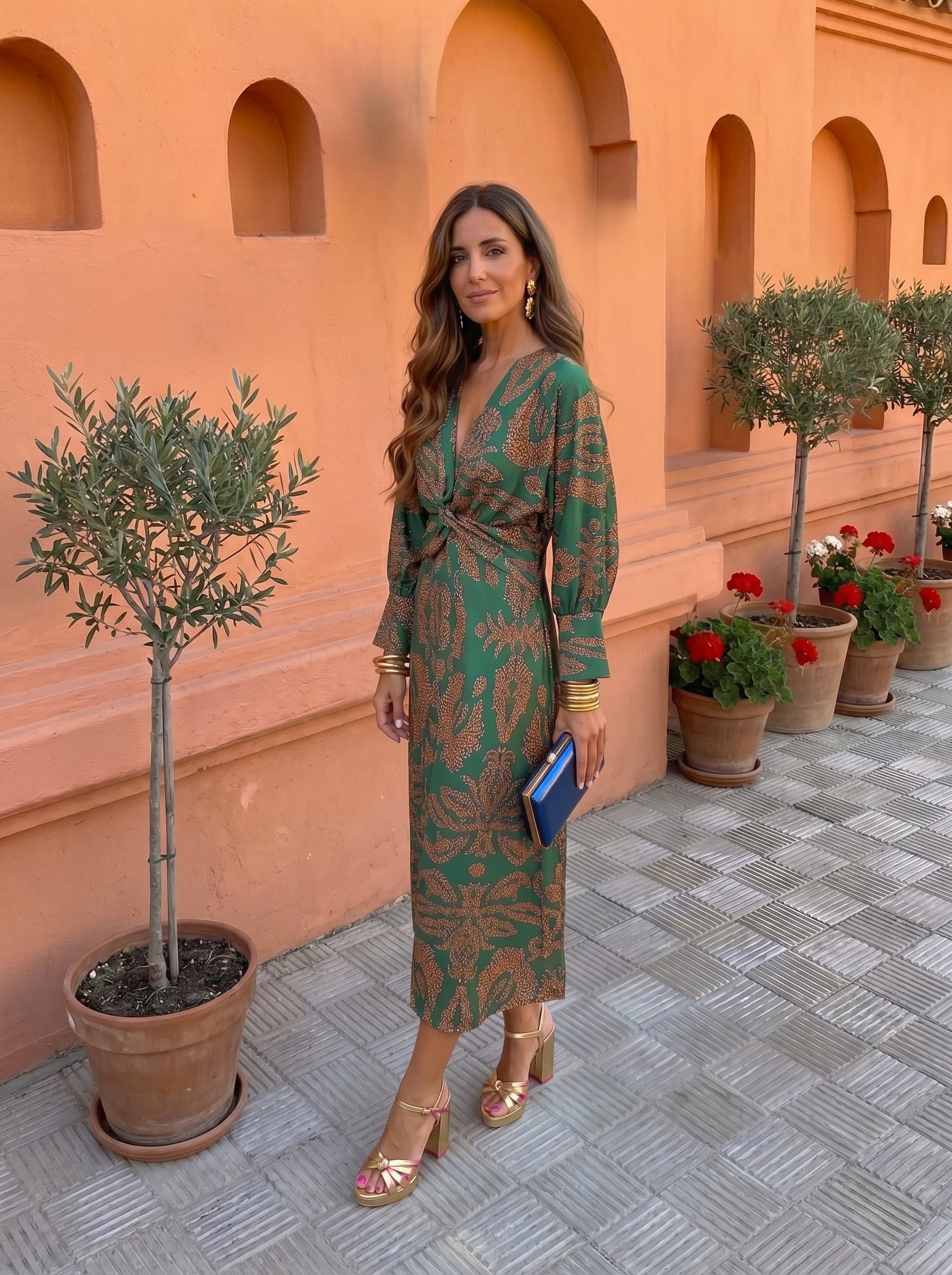 Silvia™ · Robe Midi Imprimée