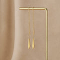 Boucles d'oreilles pompon Dakota dorées