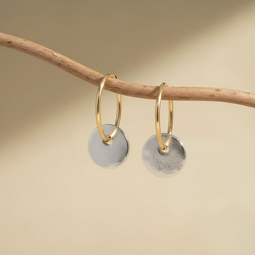 Boucles d'oreilles créoles élégantes artisanales