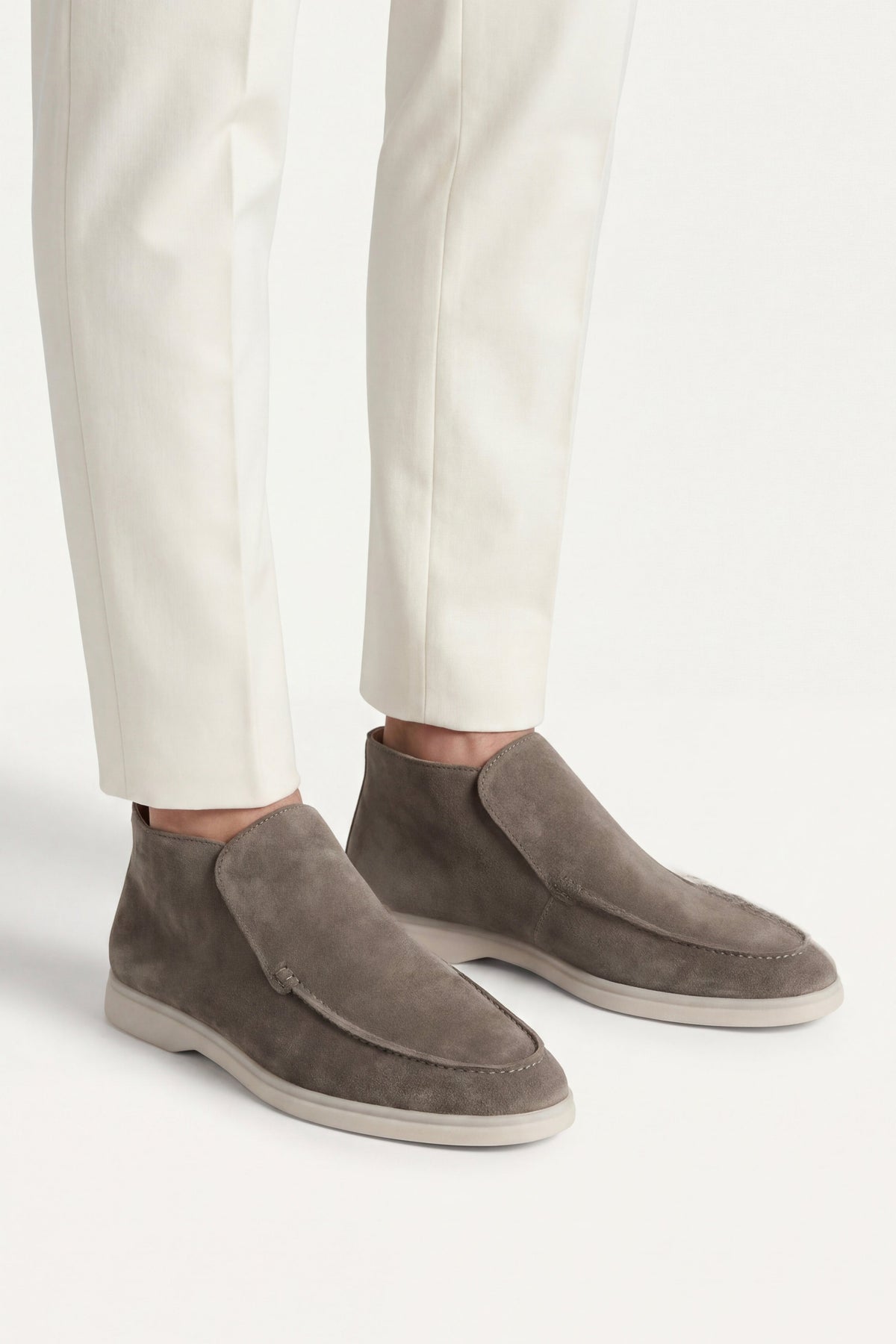 Mocassin Montant Capri Vert Olive — profil