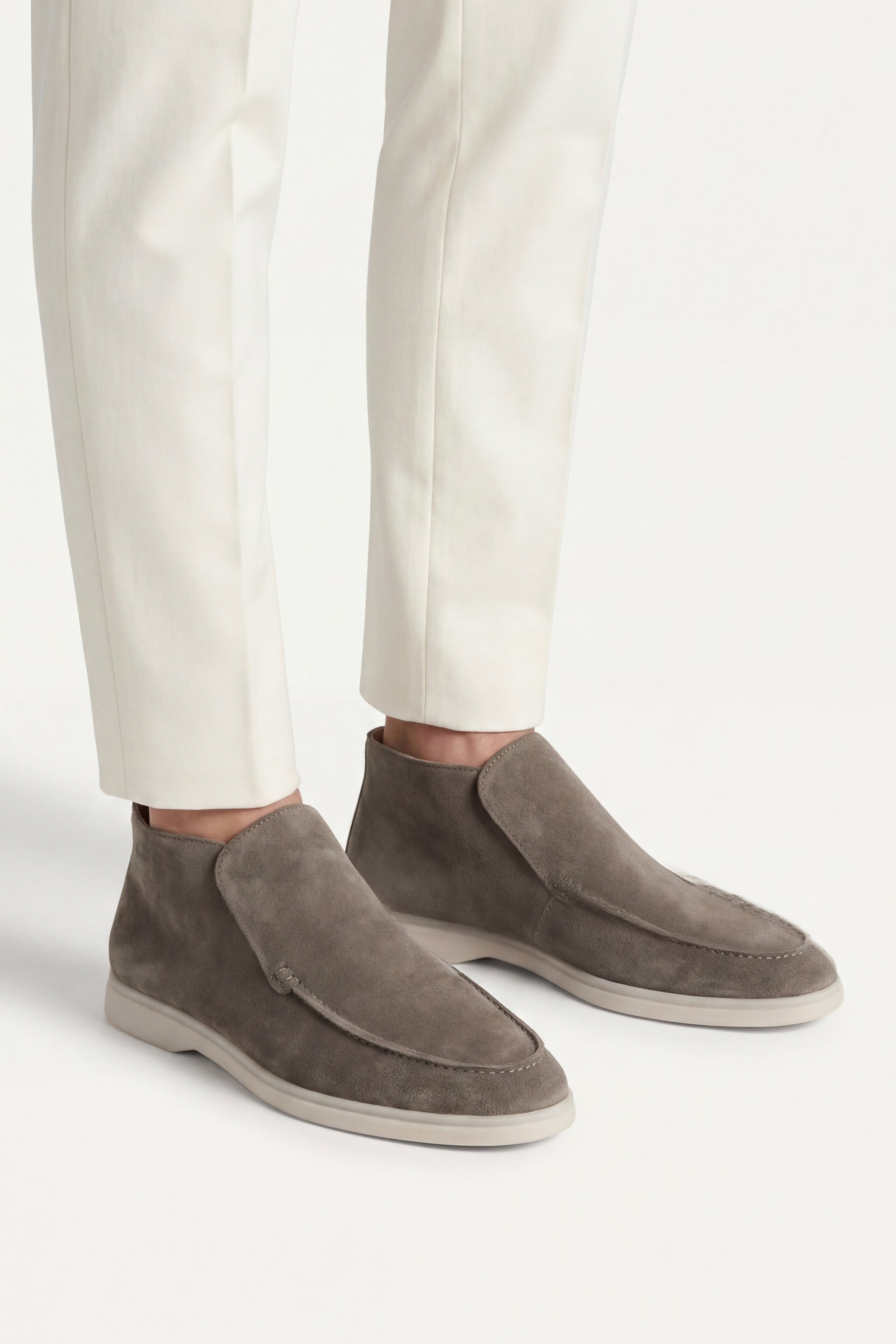 Mocassin Montant Capri Vert Olive — profil