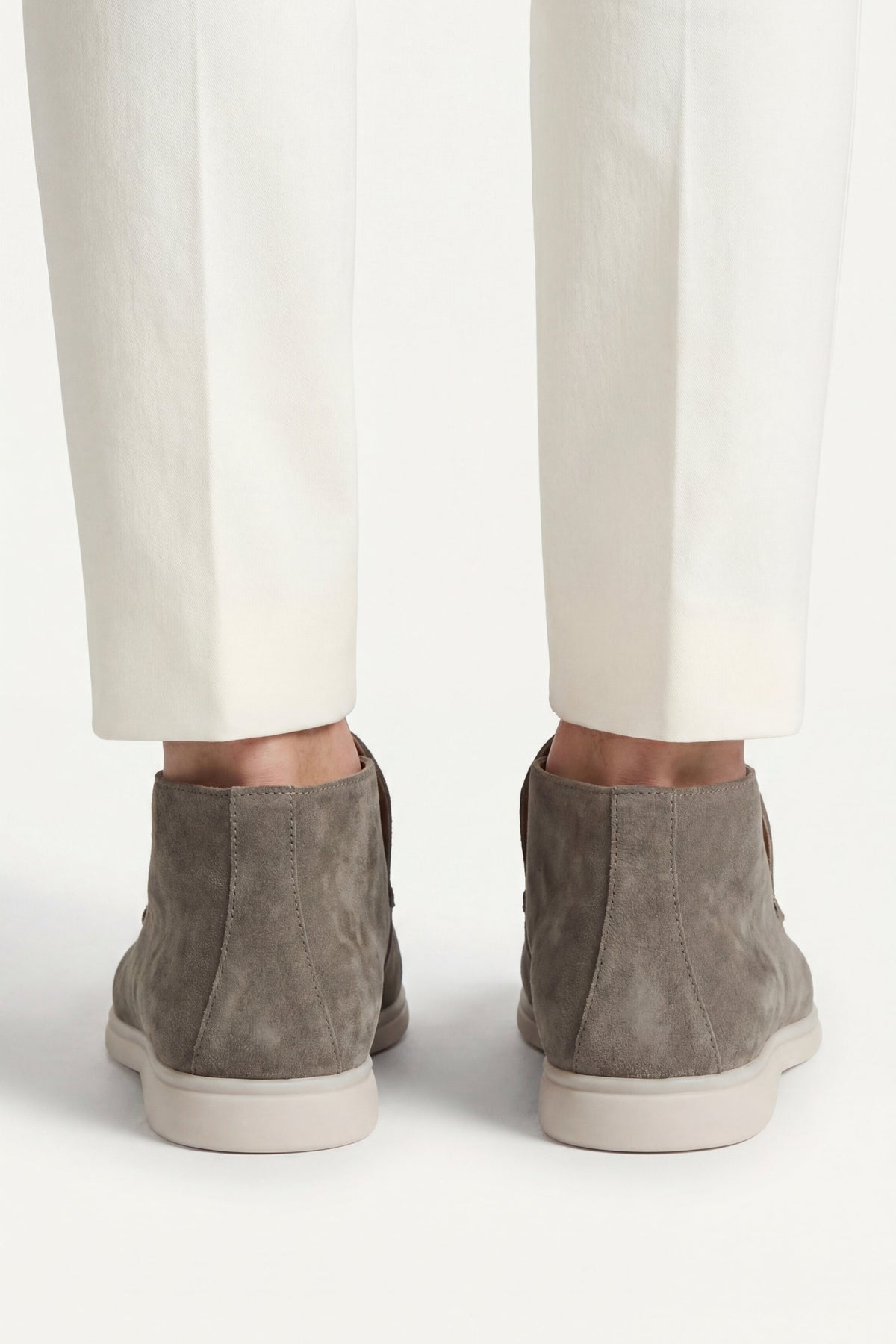 Mocassin Montant Capri Vert Olive — détail