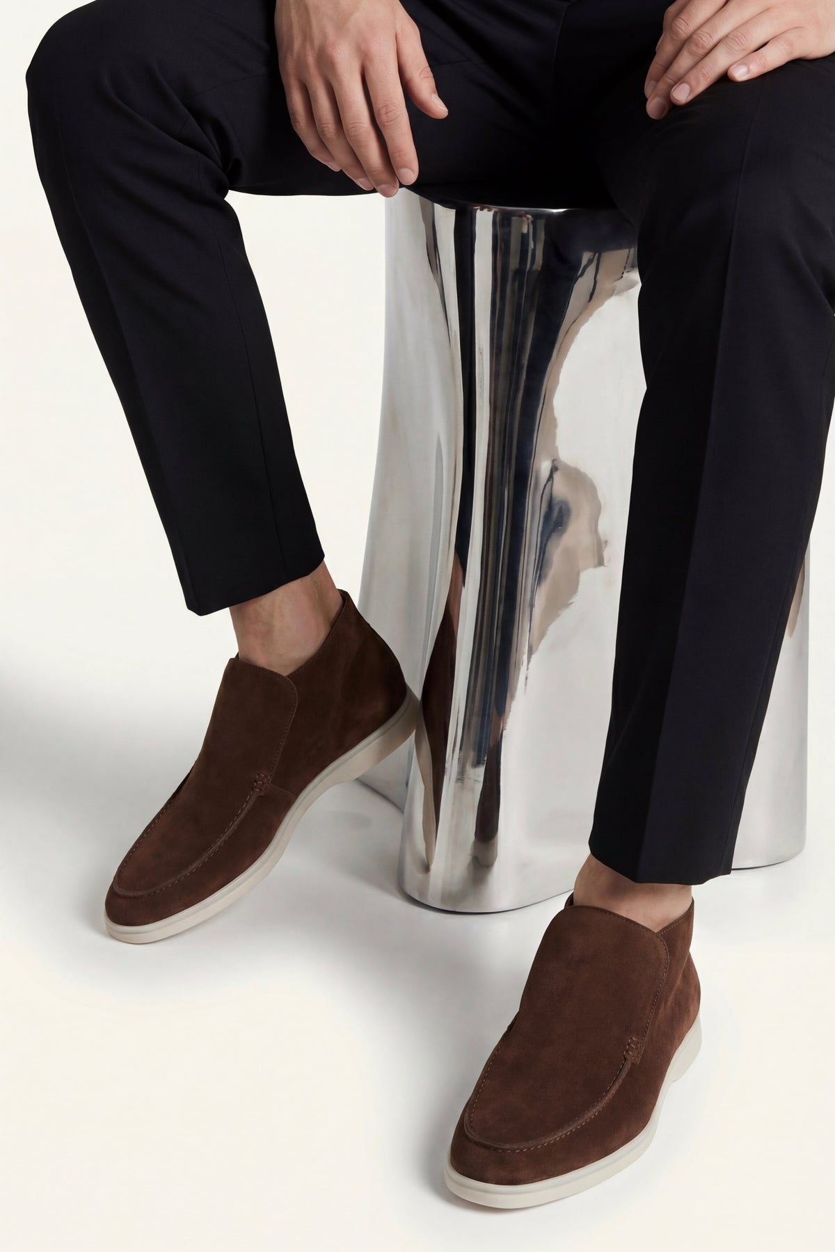 Mocassin Montant Capri Marron — semelle