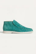 Mocassin Montant Capri Turquoise — vue principale