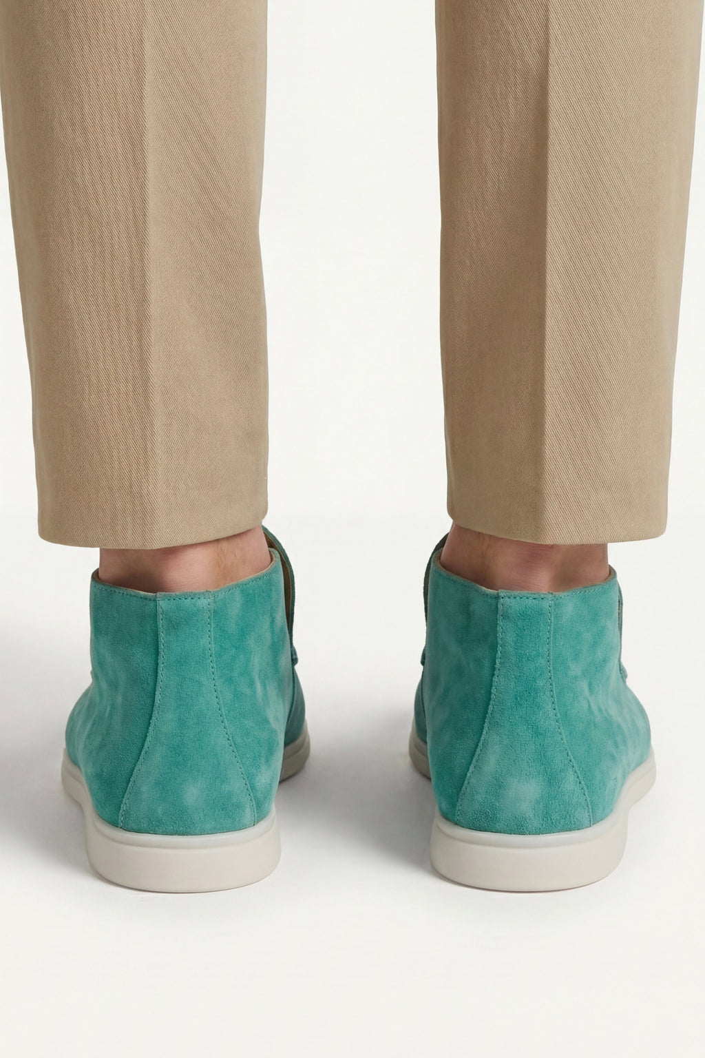 Mocassin Montant Capri Turquoise — détail
