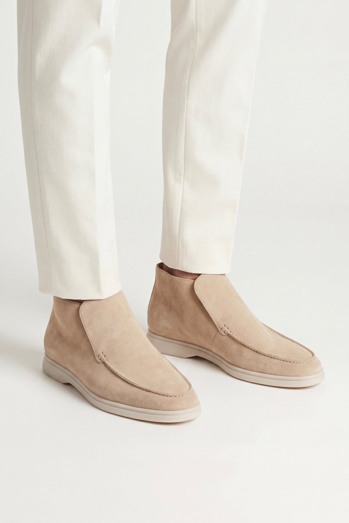 Mocassin Montant Capri Beige — profil