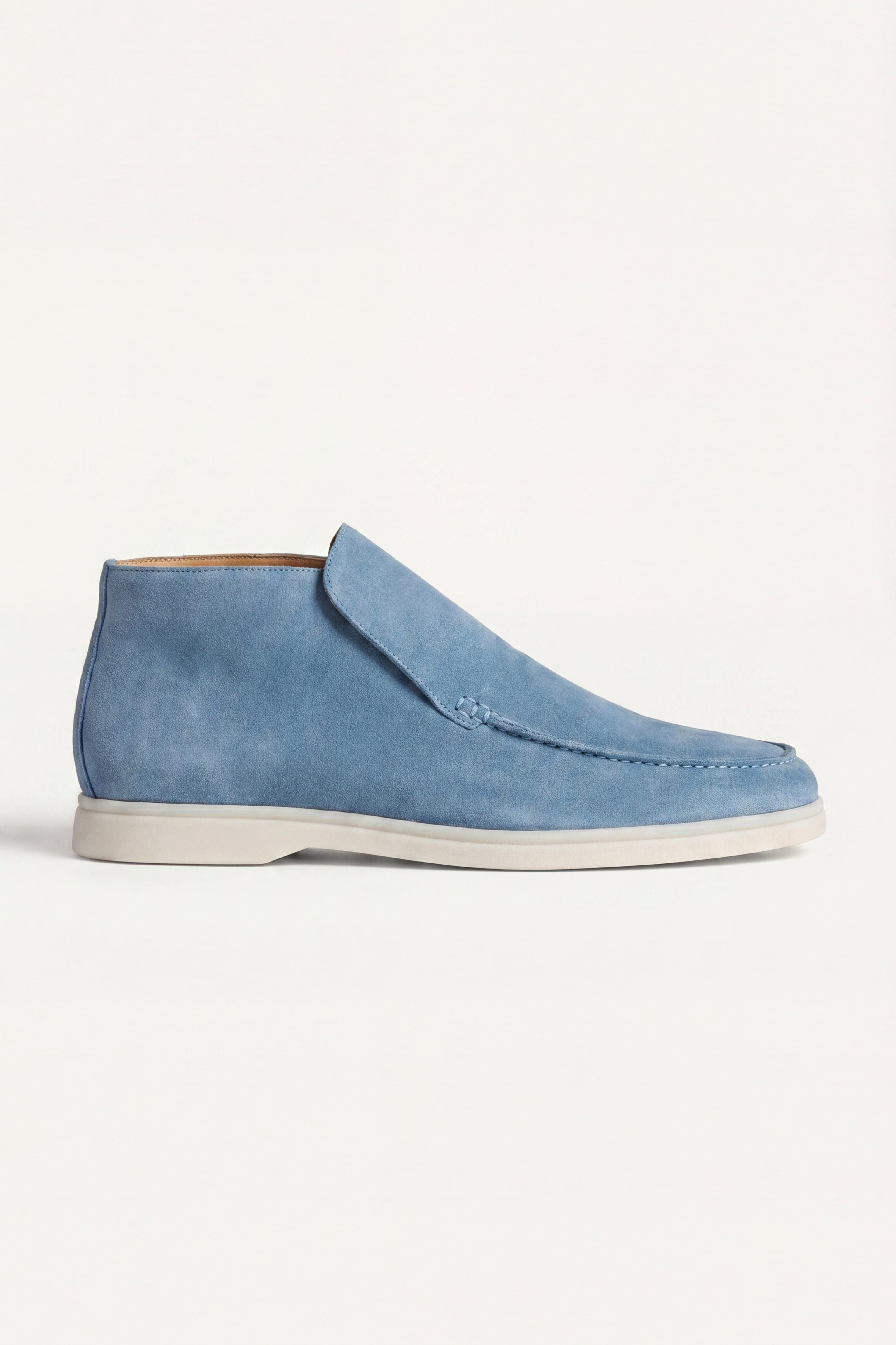 Mocassin Montant Capri Bleu Ciel — vue principale