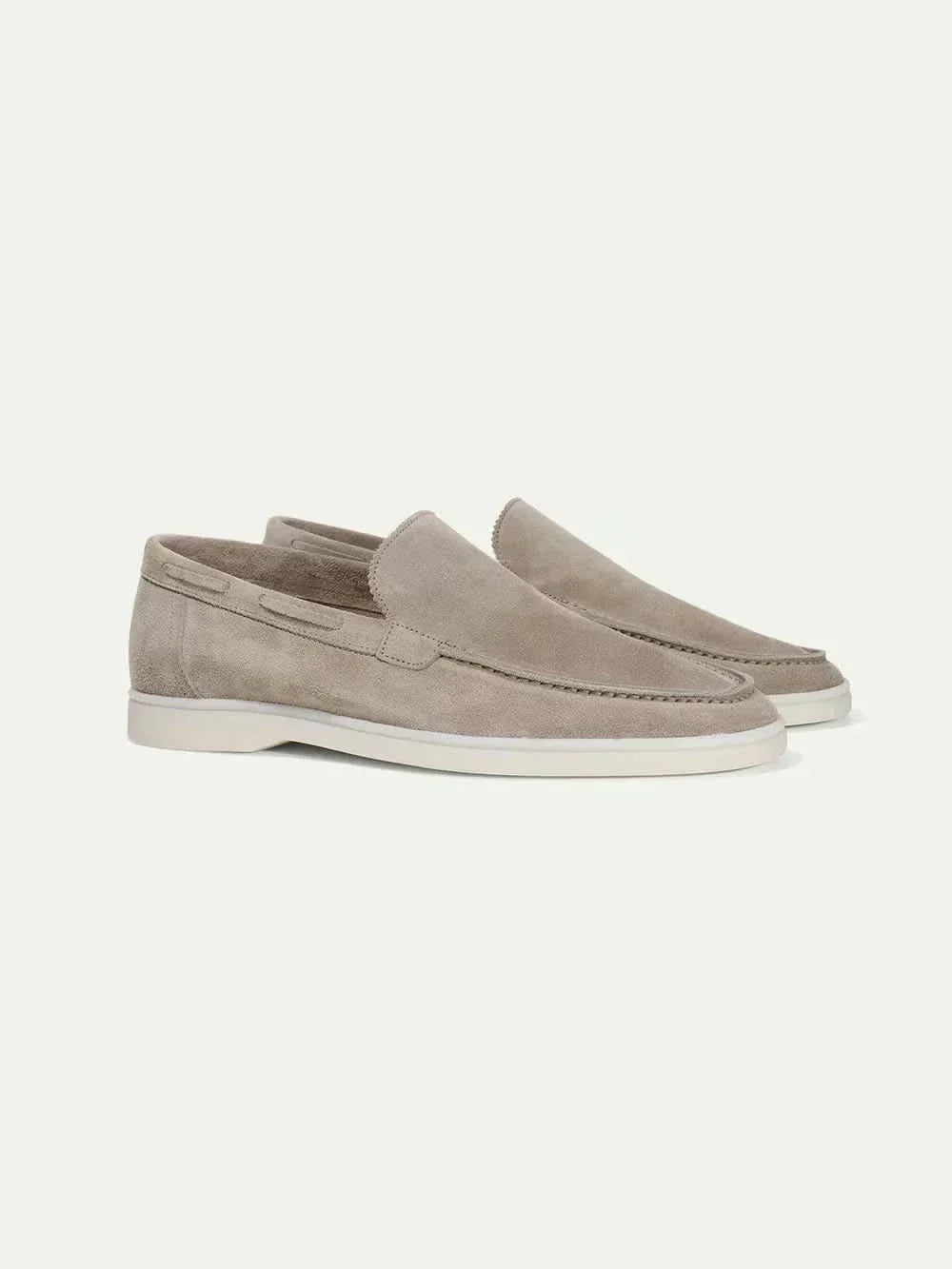 Mocassin gris clair — profil