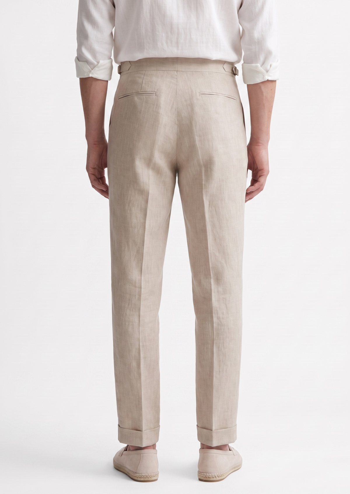 Pantalon côtier à pinces Tuscany ivoire