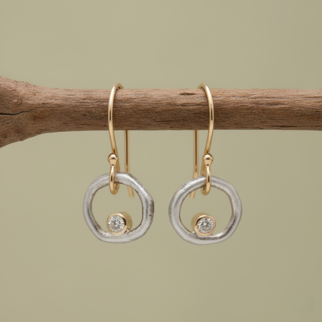 Laura · Boucles d'oreilles vintage en zircone