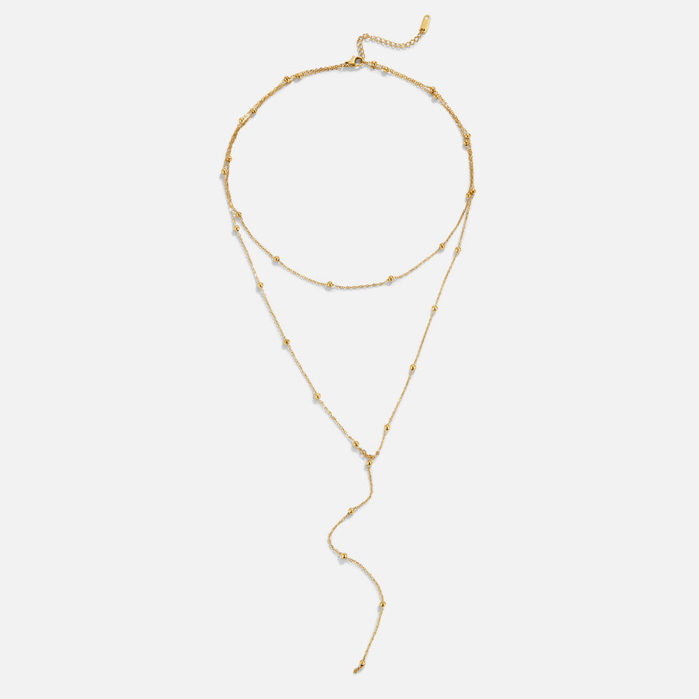 Collier Amara Pompon Multi-Rangs