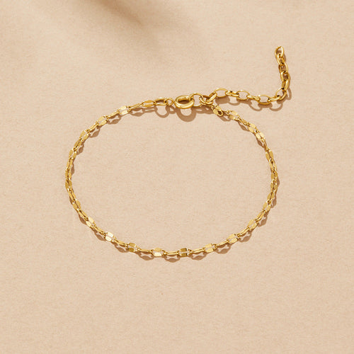 Bracelet chaîne Leila doré