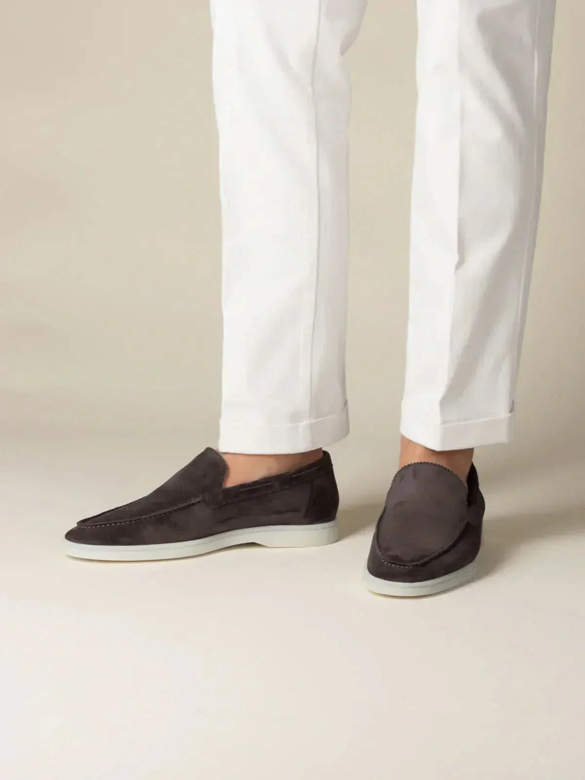 Mocassin marron — détail