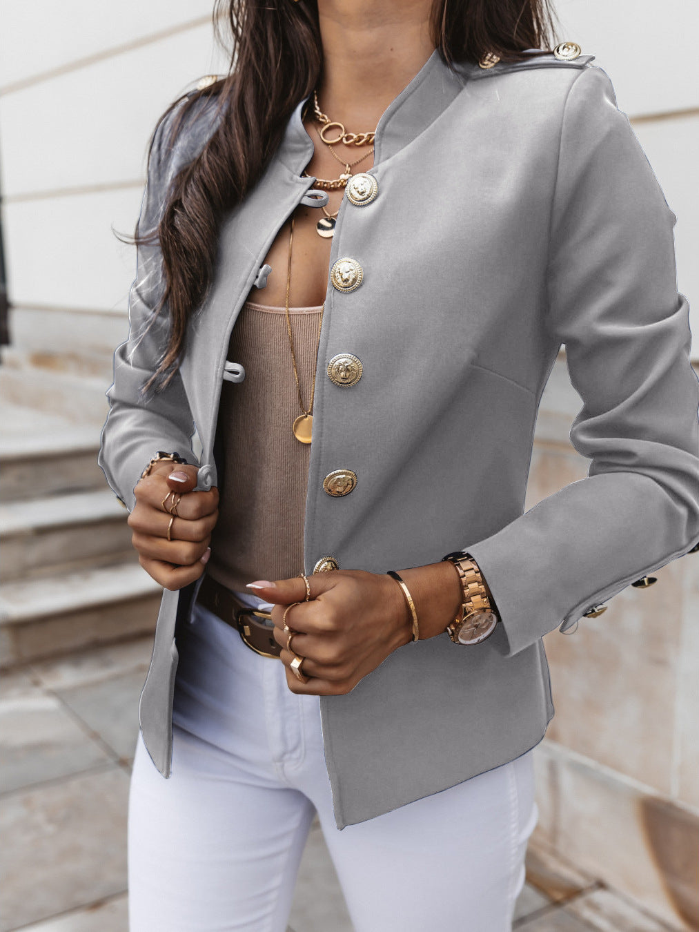 Tailleur Blazer Croisé — 10 Coloris