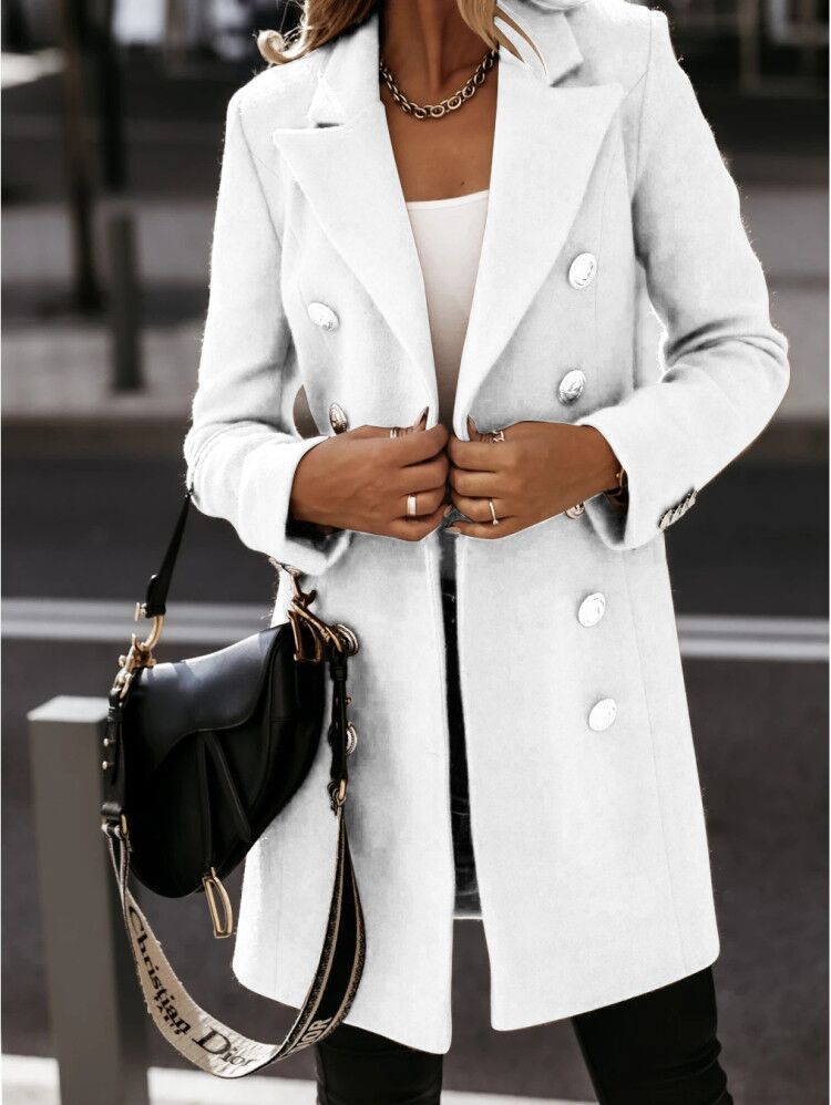 Pardessus Croisé à Revers, Style Français