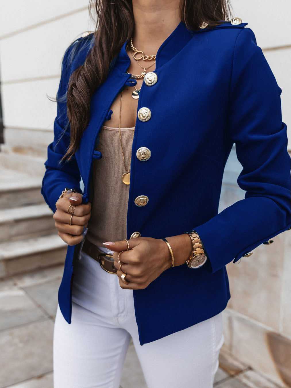 Tailleur Blazer Croisé — 10 Coloris