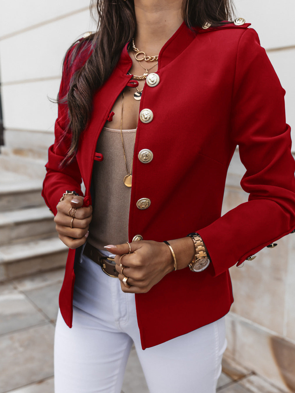 Tailleur Blazer Croisé — 10 Coloris