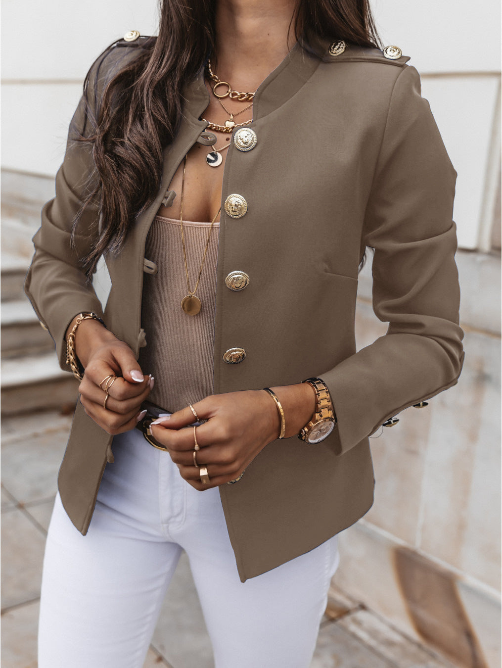 Tailleur Blazer Croisé — 10 Coloris