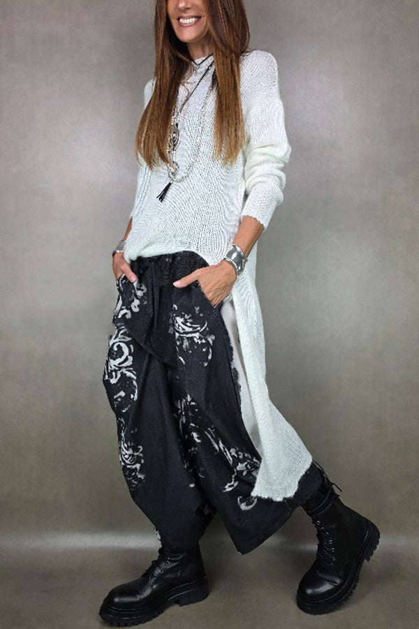 Pull Tendance Décontracté Fendu