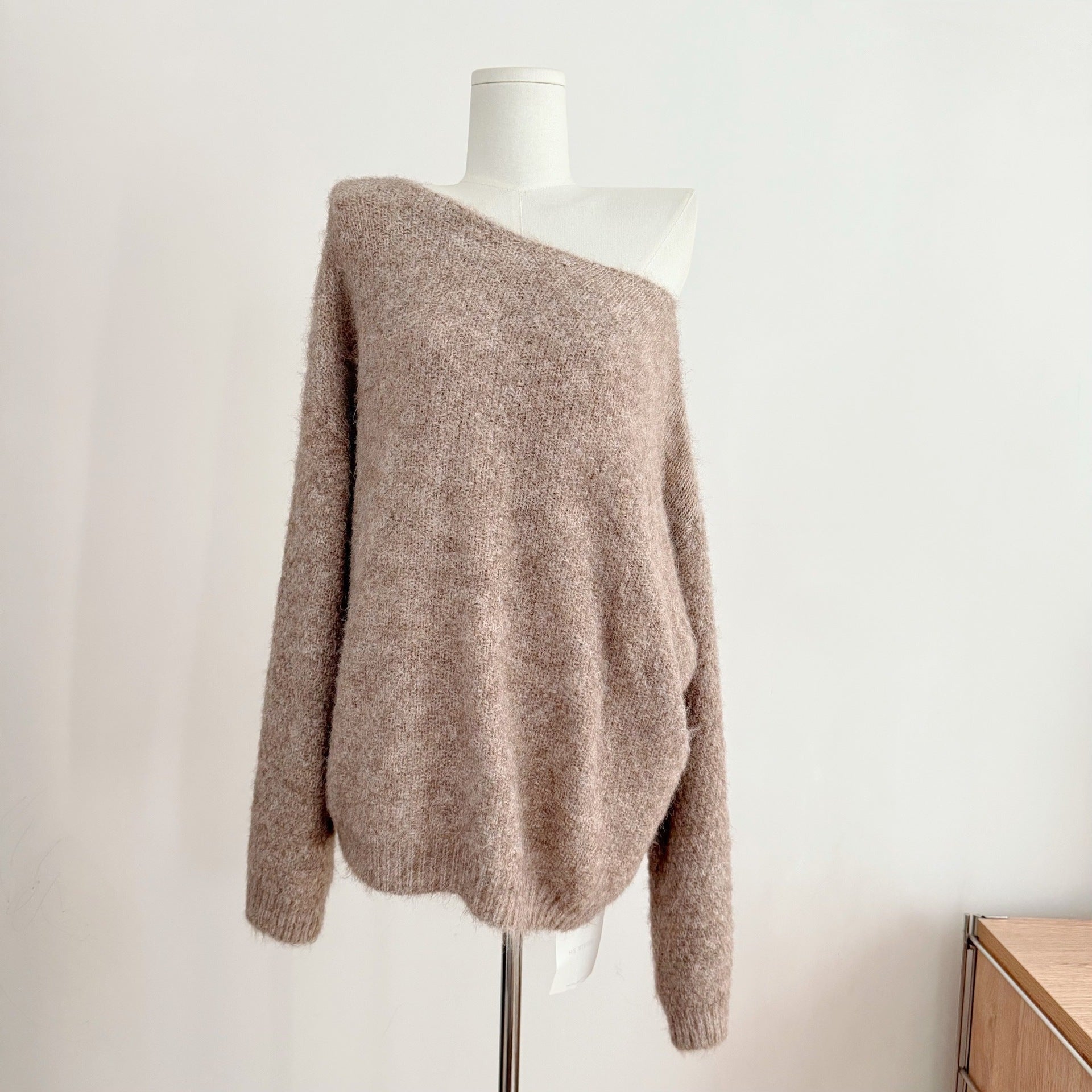 Pull Ample Épaules Dénudées