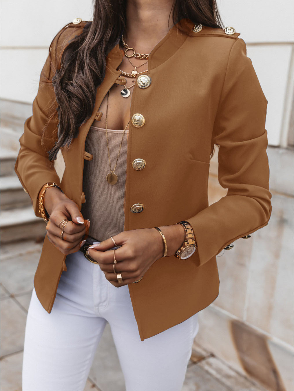 Tailleur Blazer Croisé — 10 Coloris