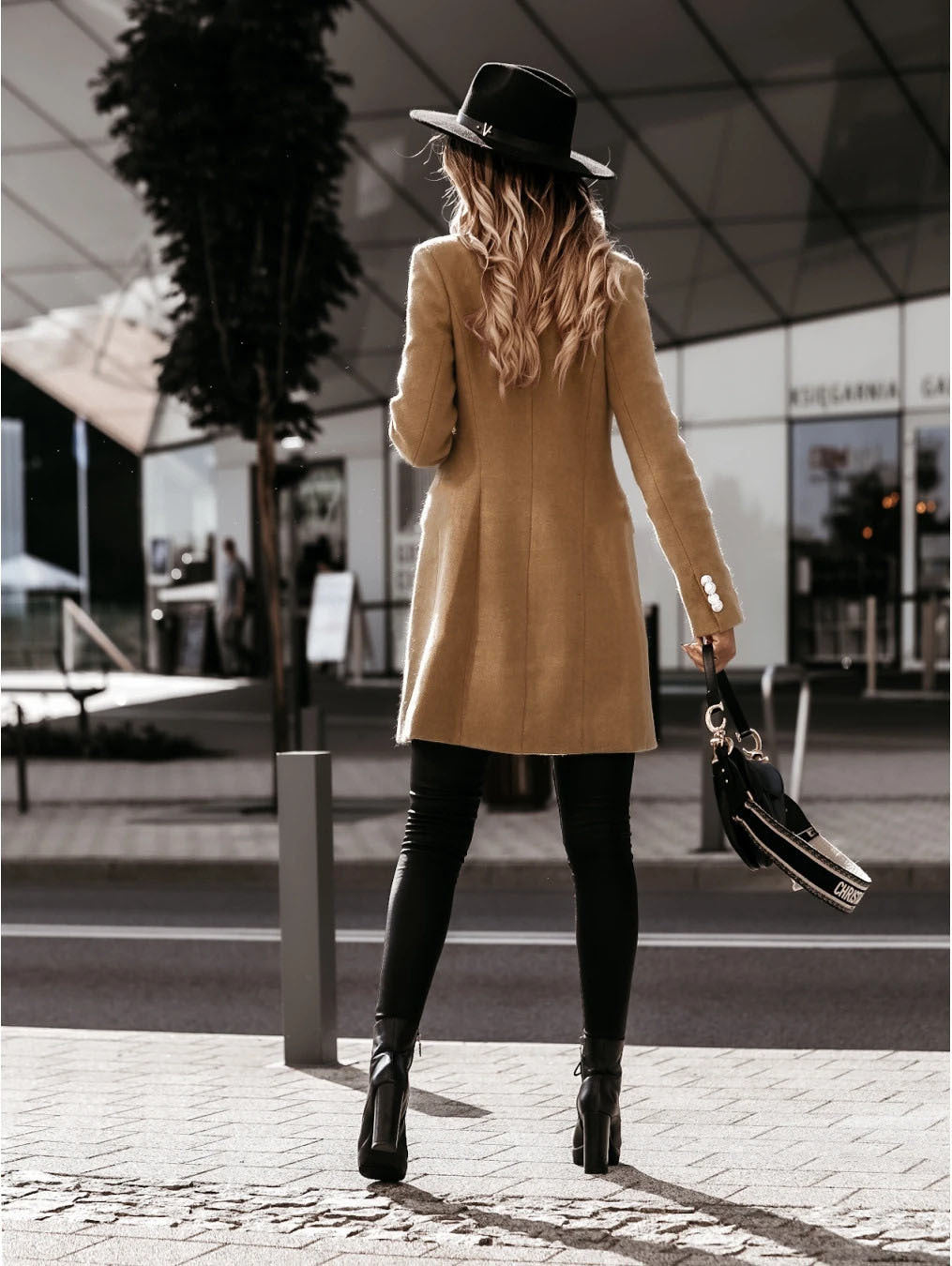 Pardessus Croisé à Revers, Style Français