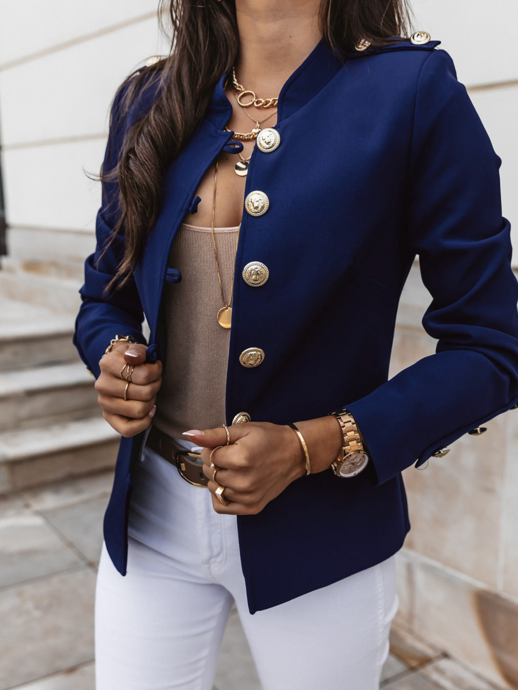 Tailleur Blazer Croisé — 10 Coloris
