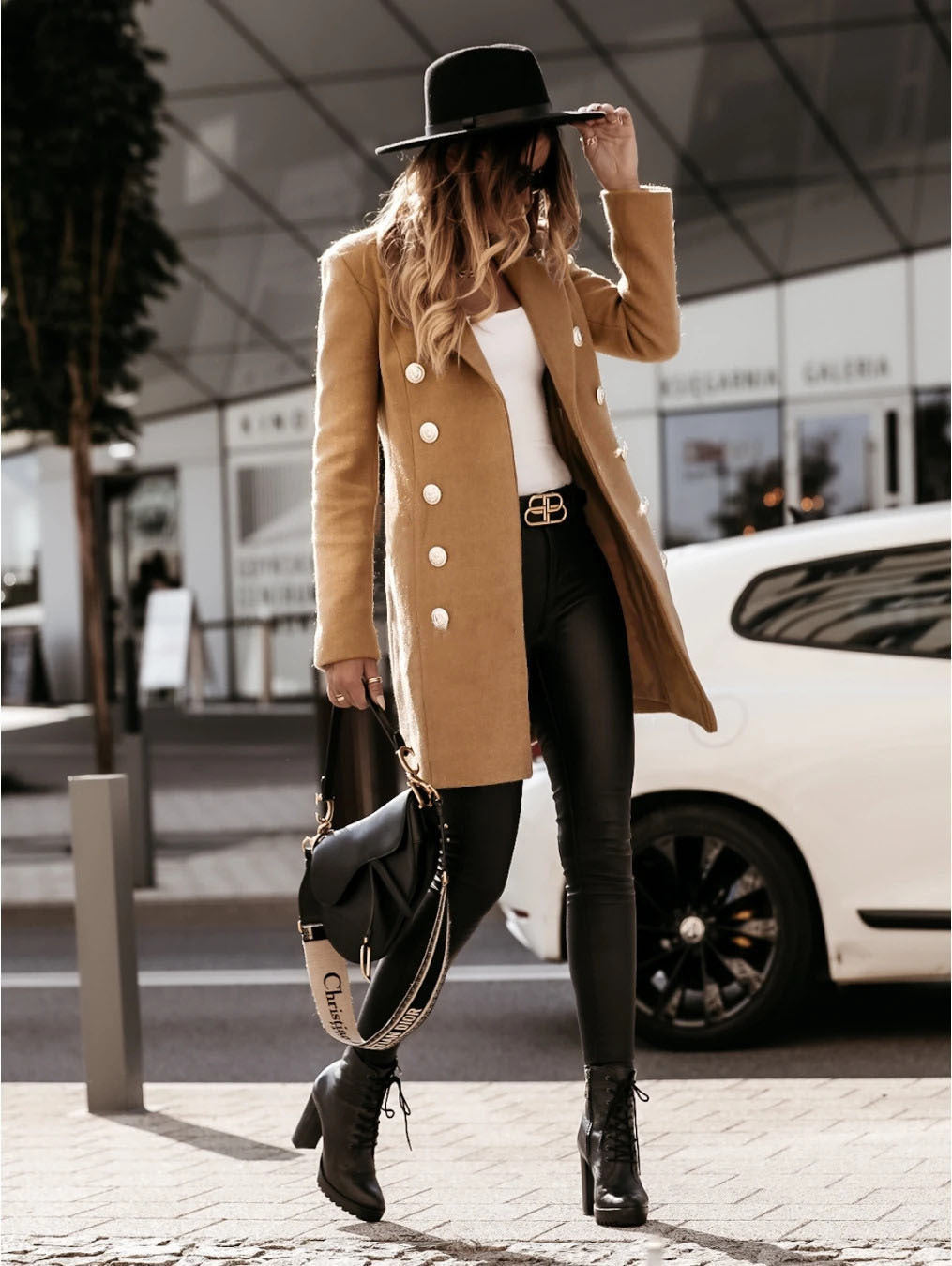Pardessus Croisé à Revers, Style Français