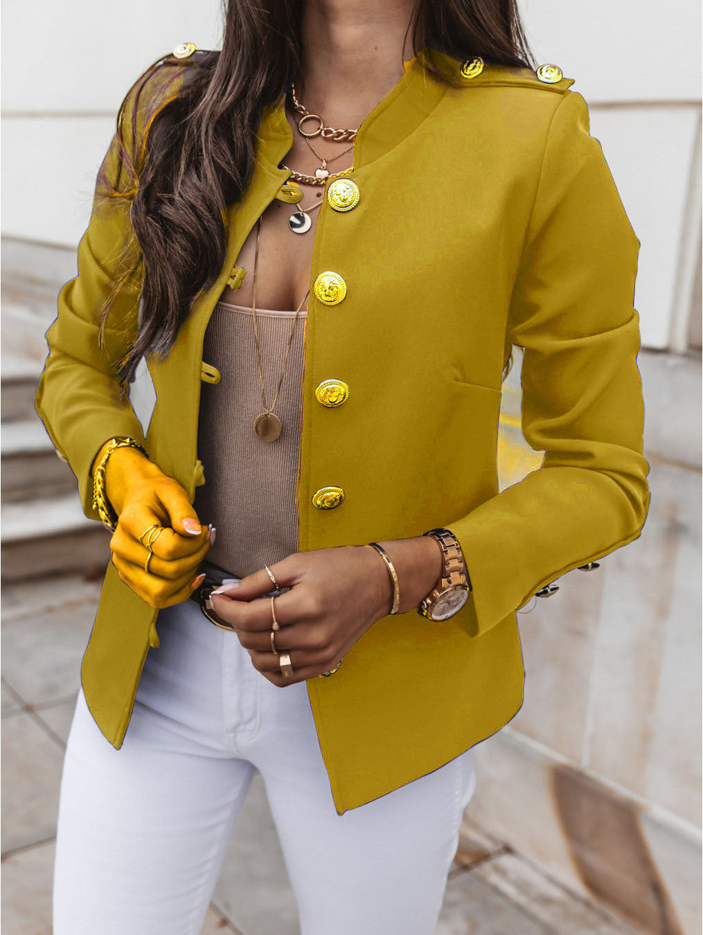 Tailleur Blazer Croisé — 10 Coloris