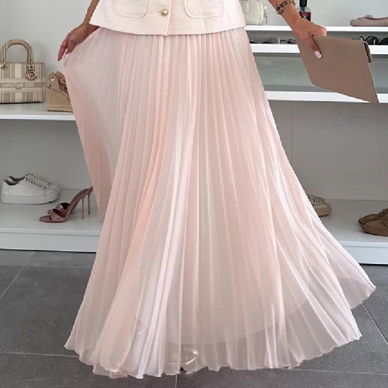 Ensemble Gilet Camélia et Jupe Plissée en Tulle