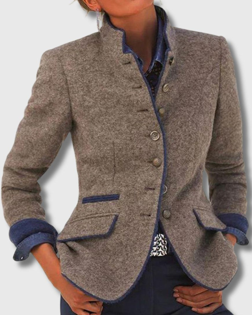 AUDREY — Blazer en Mélange de Laine