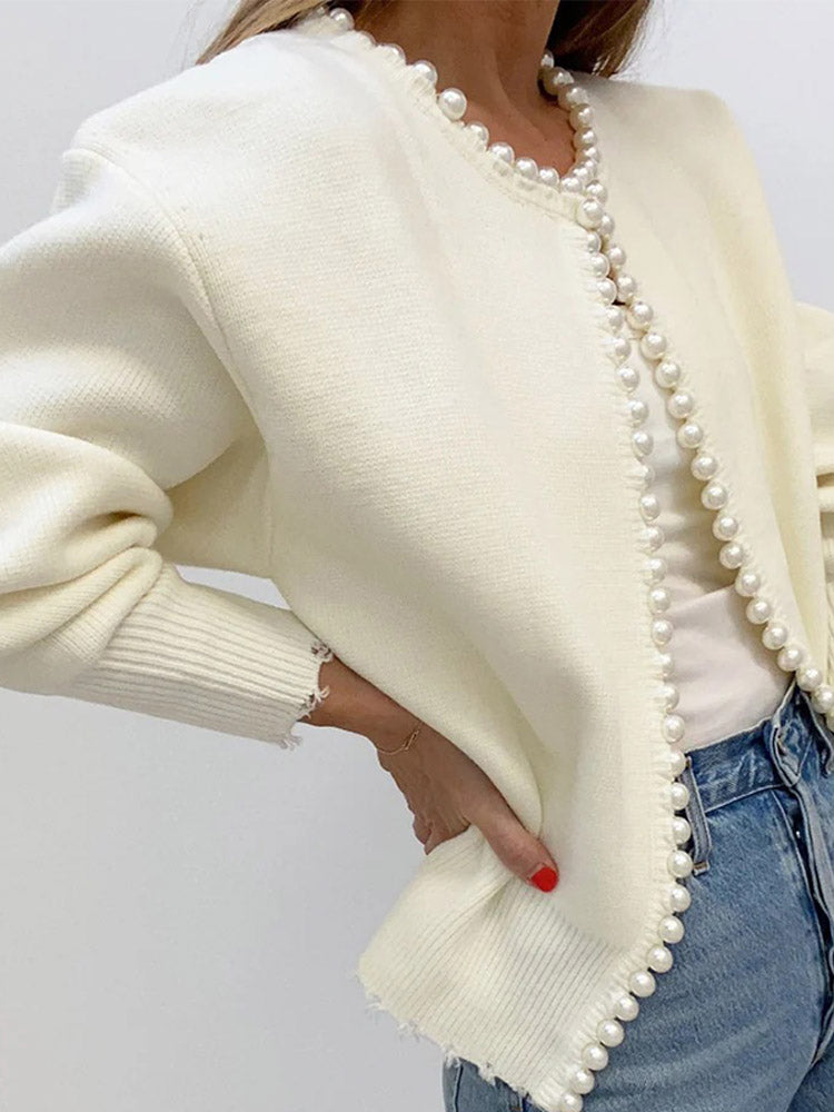 PERLE — Pull Court en Maille
