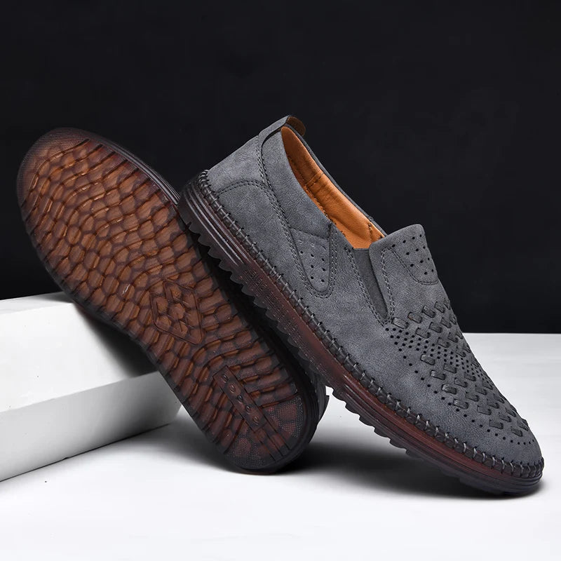Carter James Mocassin en cuir véritable