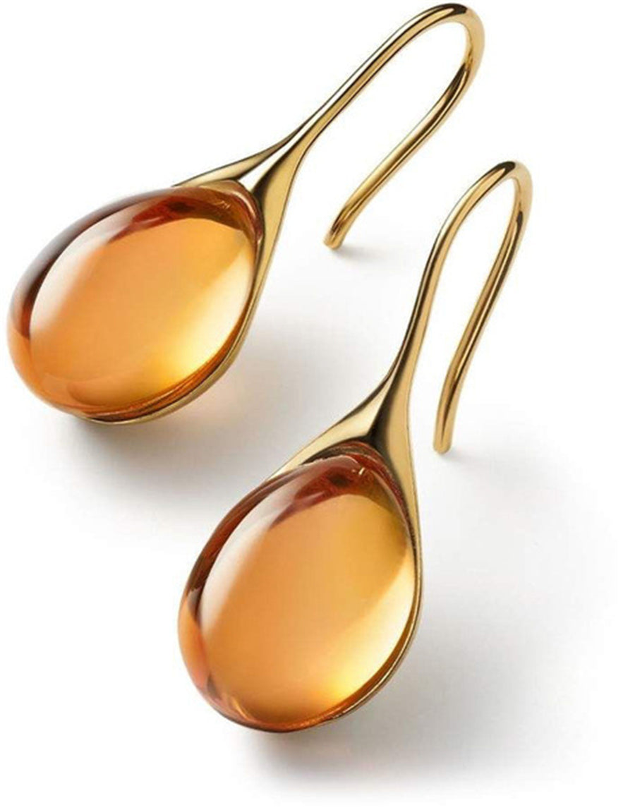 Boucles d'oreilles goutte dorée et argentée