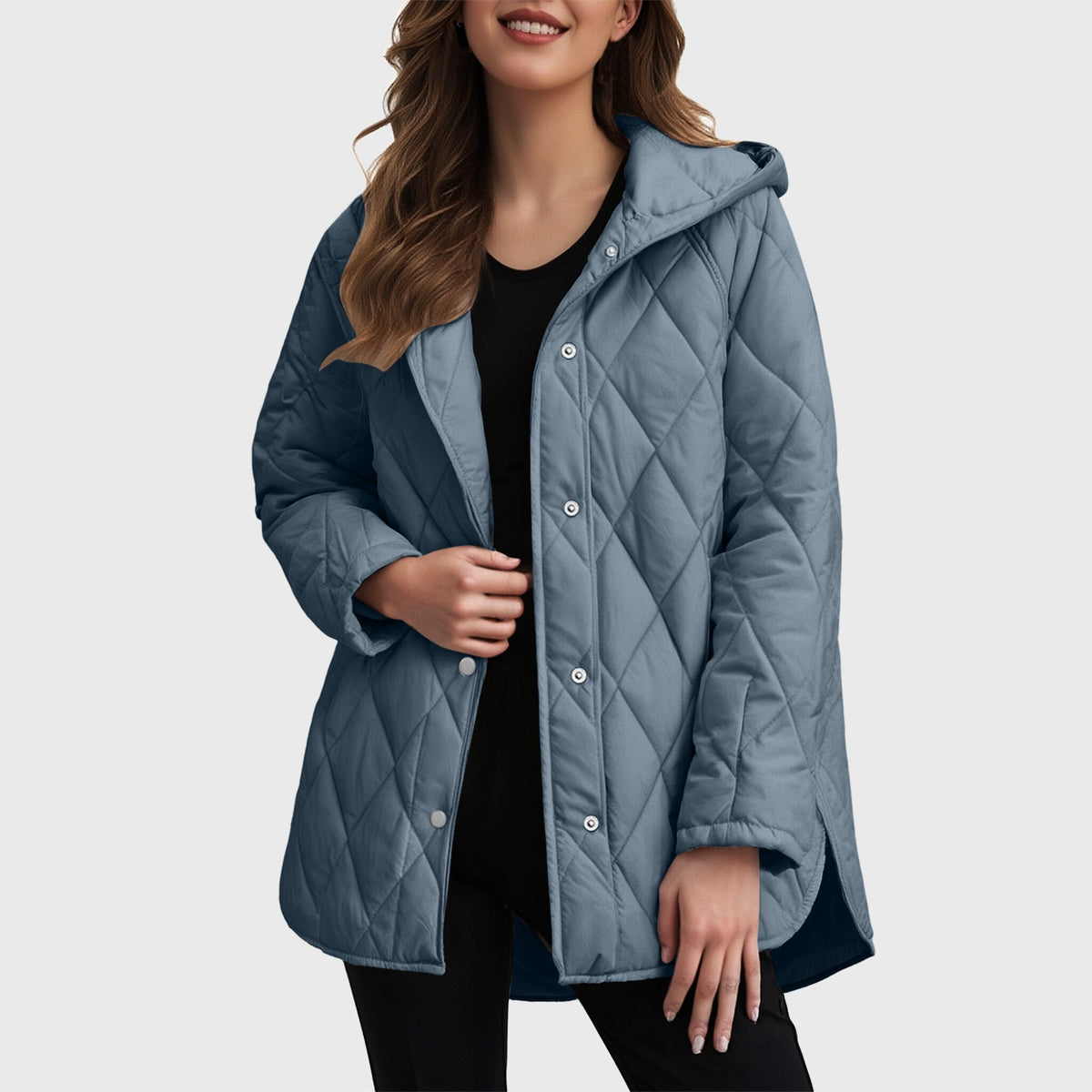 DELPHINE — Manteau à Capuche