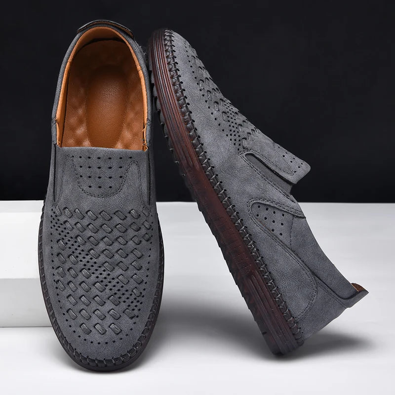 Carter James Mocassin en cuir véritable