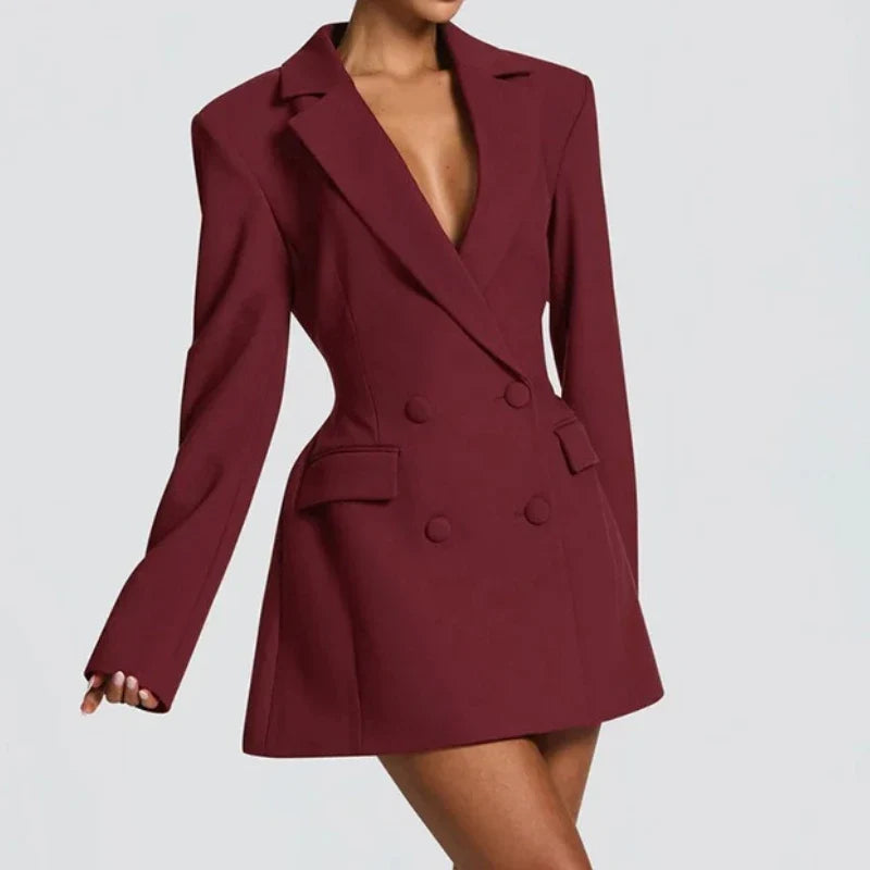 VICTOIRE — Robe Blazer Ajustée