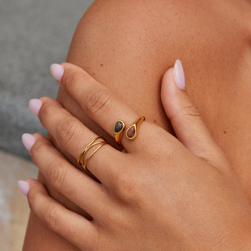 Bague Enveloppante Œil de Tigre