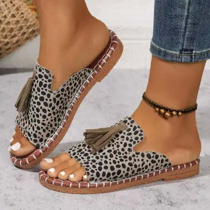 Oréane Paris · Sandales Bohèmes à Pompons Nathalie