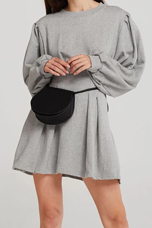 Robe Pull, Manches Bouffantes