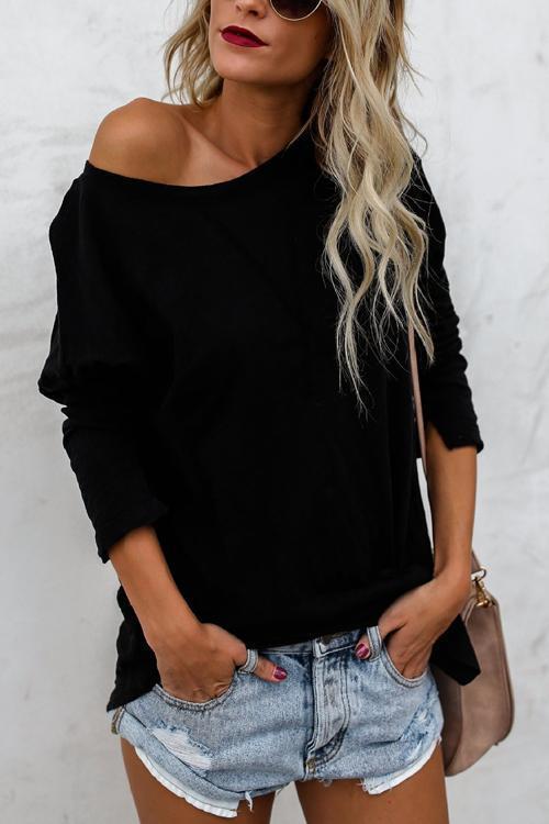 T-Shirt Élégant Basique Uni