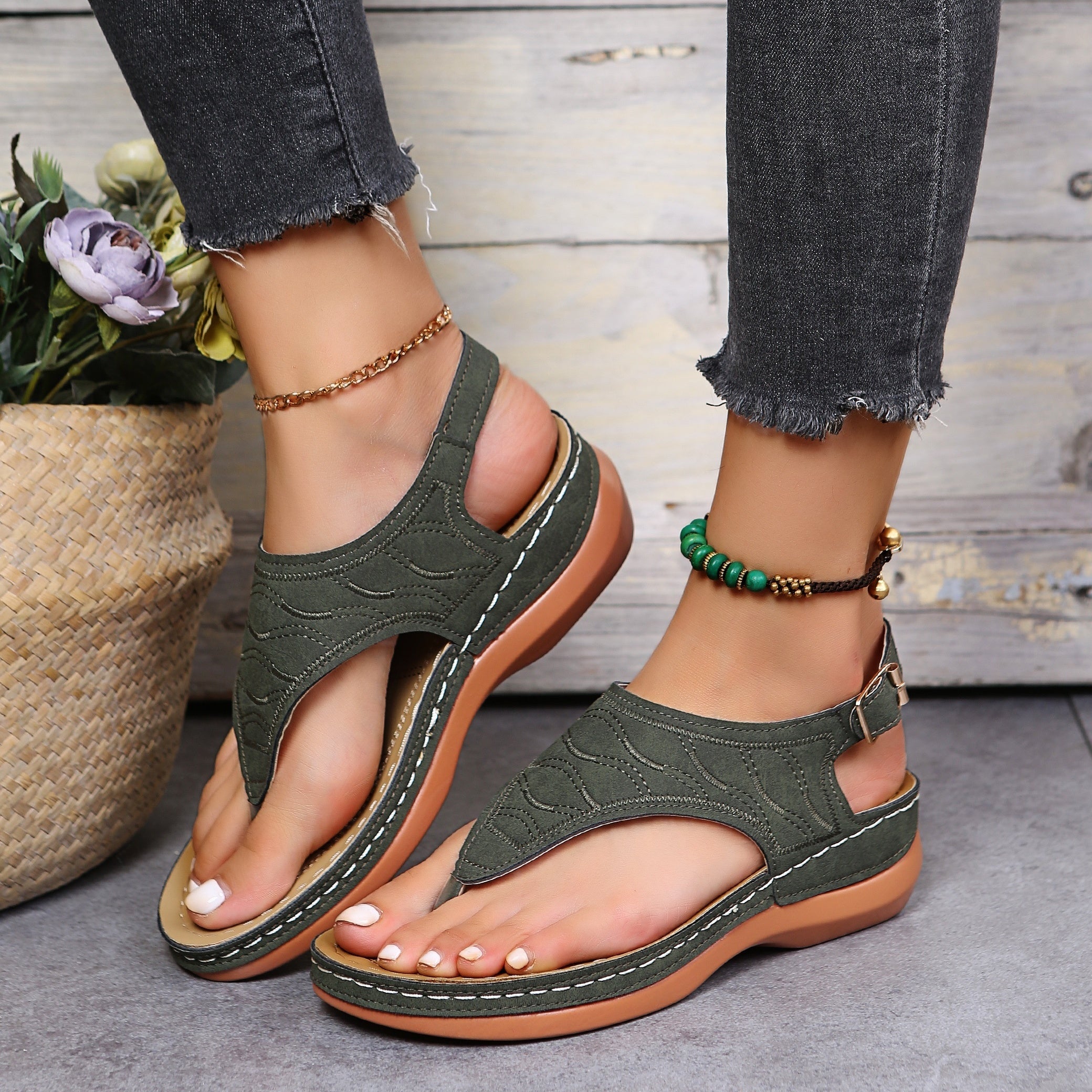 Oréane Paris · Sandales Confort Ergonomique Clara