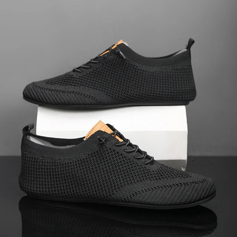 Chaussures slip-on en maille tricotée