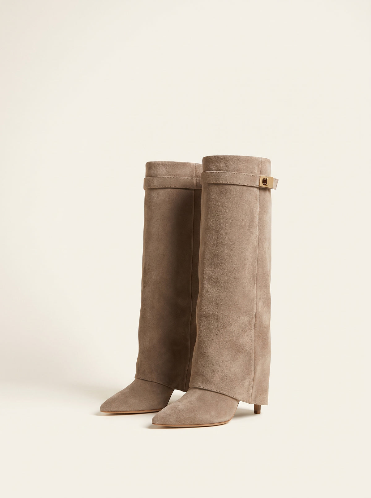 Bottes hautes Kyla en daim